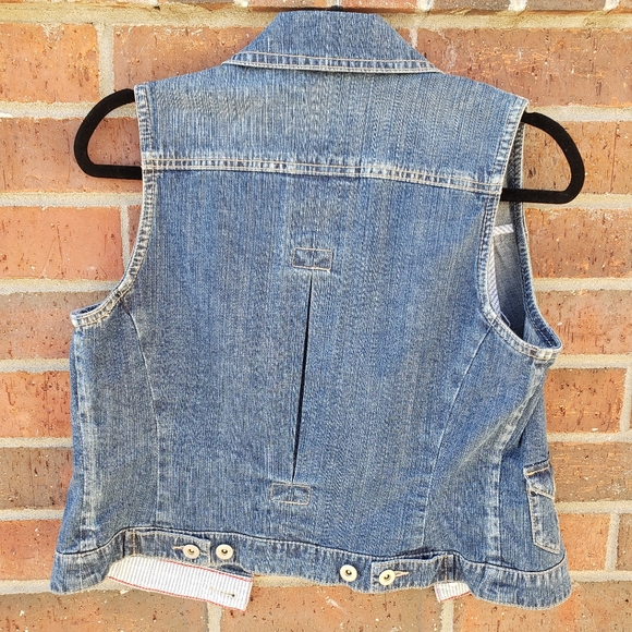 Tommy Hilfiger Denim Vest Sz M - Picture 3 of 3